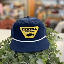 Coosa Cotton The Skiff Rope Snapback Hat