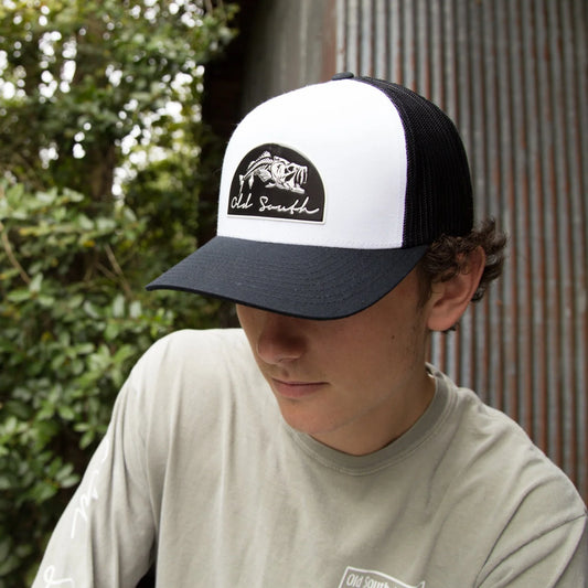 Old South Skully Patch Snapback Hat