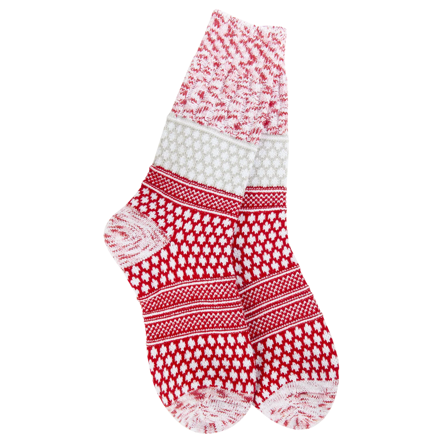 World's Softest Socks Holiday Seasonal Gallery Textured Crew