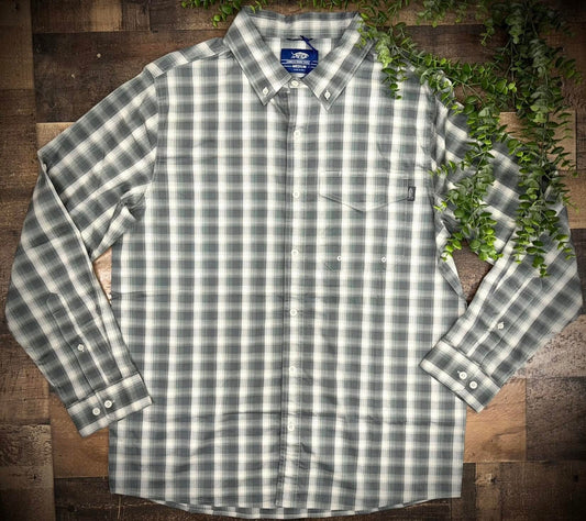 Aftco Men's Portside Tech Button Down L/S Shirt