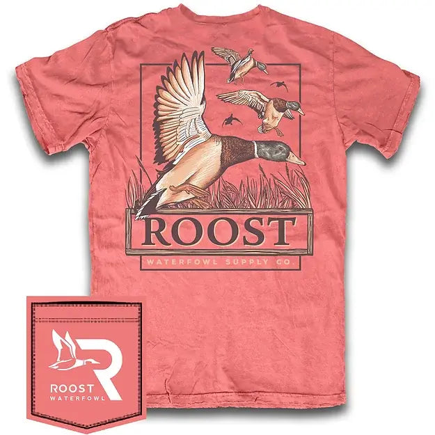 Roost Waterfowl Youth Roost Mallard Pitching S/S TEE Shirt