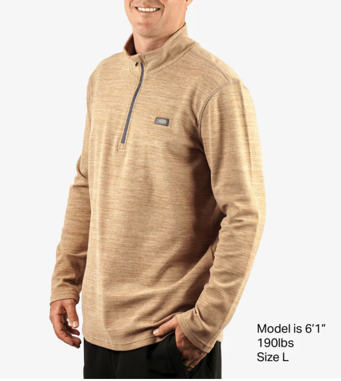 Aftco Men's Coastal Layer 1/4 Zip Jacket