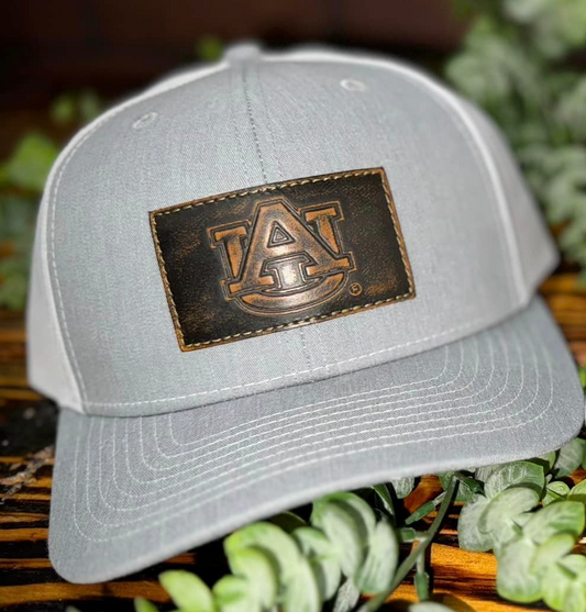 Zep Pro Auburn Leather Patch Snapback Hat