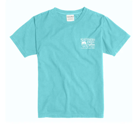 Southern Fried Cotton Youth Girls Getting Caught in the Rain S/S TEE Shirt