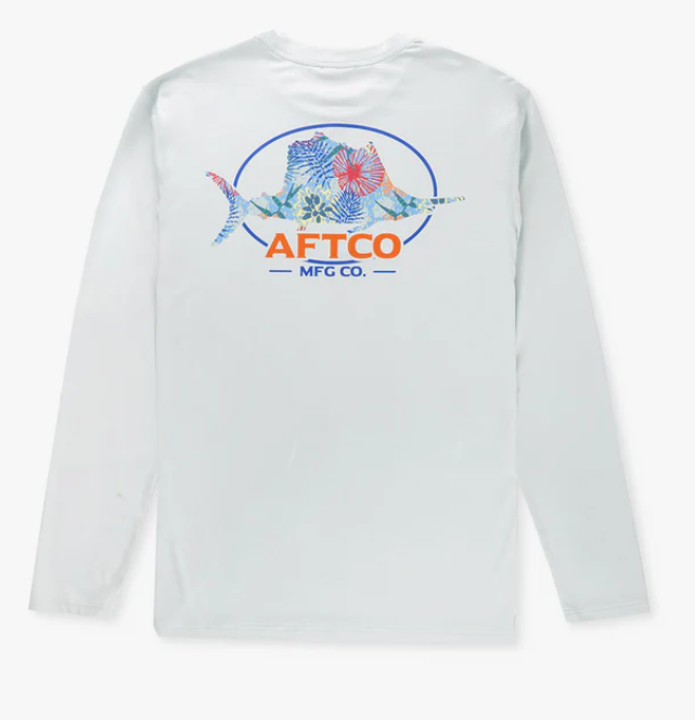 Aftco Men's Summertime L/S Performance Shirt