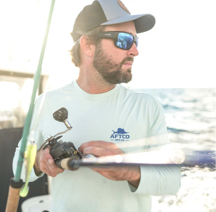 Aftco Men's Summertime L/S Performance Shirt