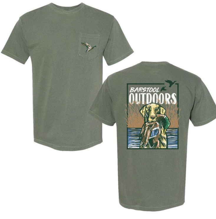 Barstool Outdoors Duck Hunt Pocket S/S TEE Shirt