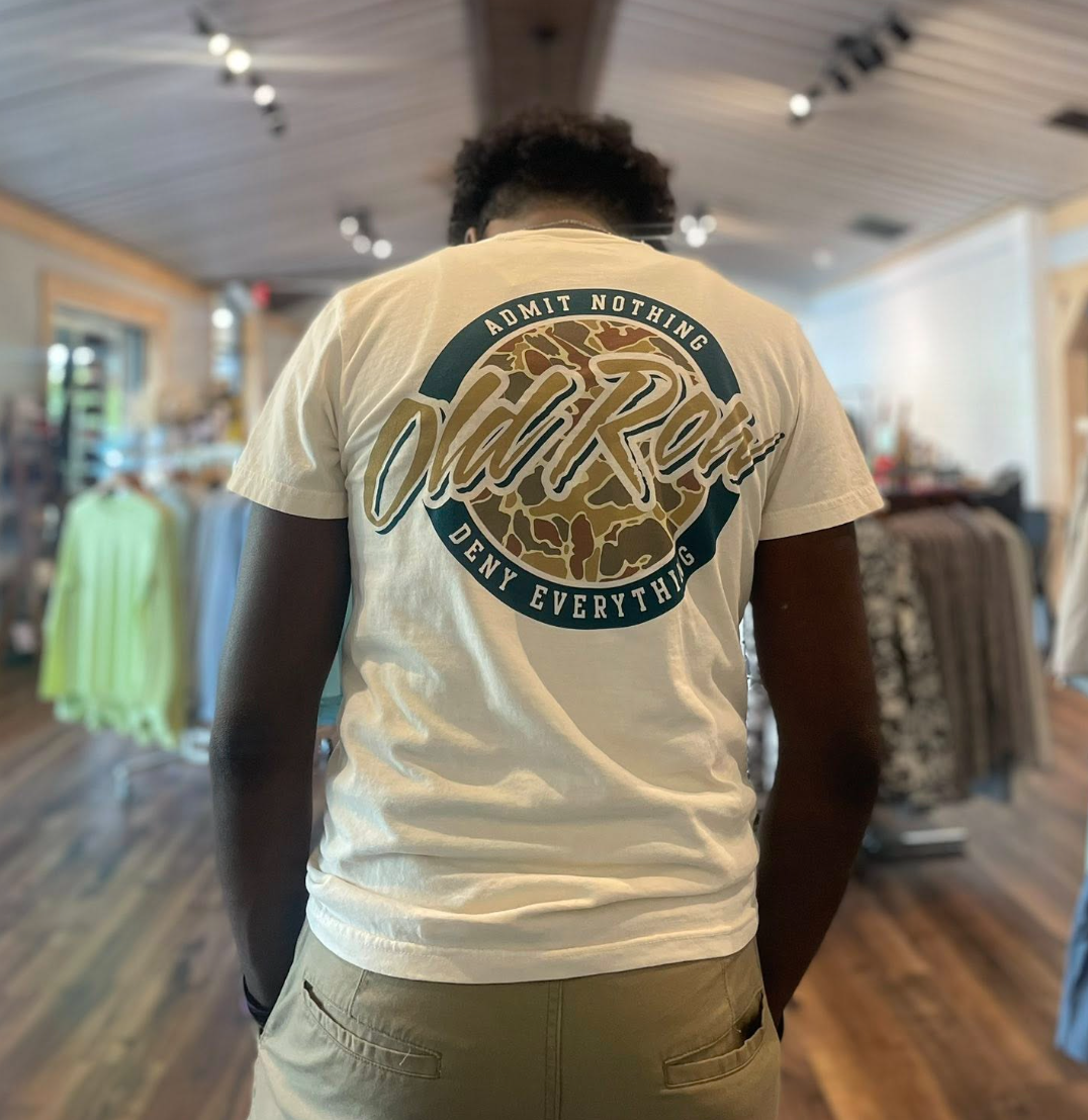 Old Row Outdoors 80s Camo Circle Pocket S/S TEE Shirt