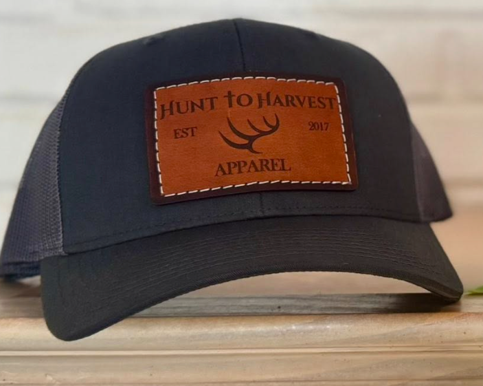 Hunt to Harvest Leather Patch Snapback Hat