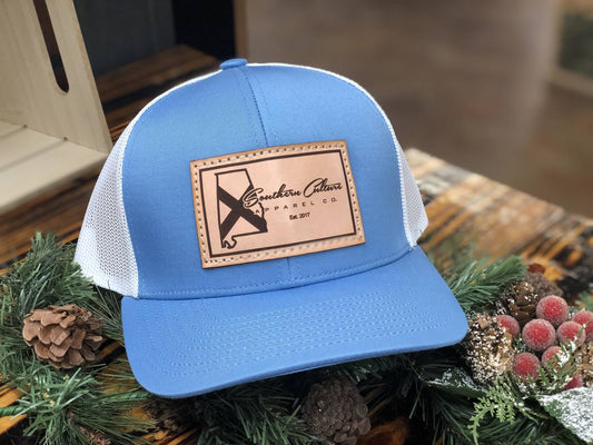 Southern Culture Light State Tradition Leather Patch Snapback Hat