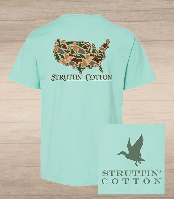 Struttin Cotton United States Standout Camo S/S TEE Shirt