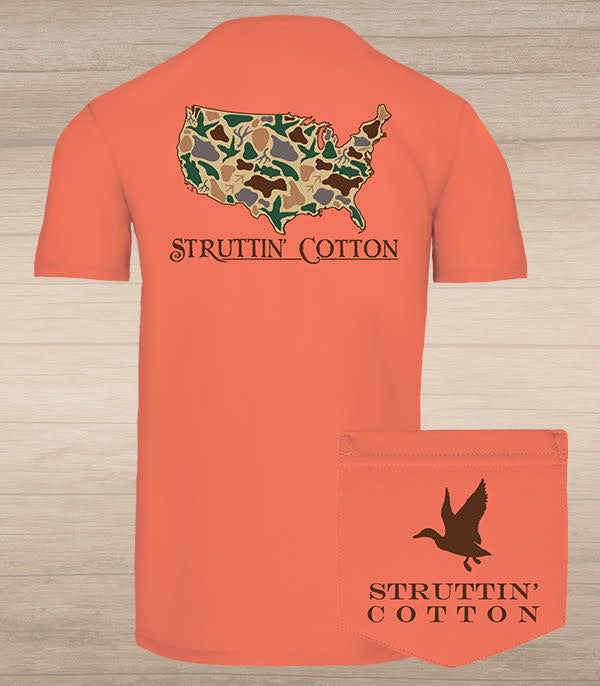 Struttin Cotton United States Standout Camo S/S TEE Shirt