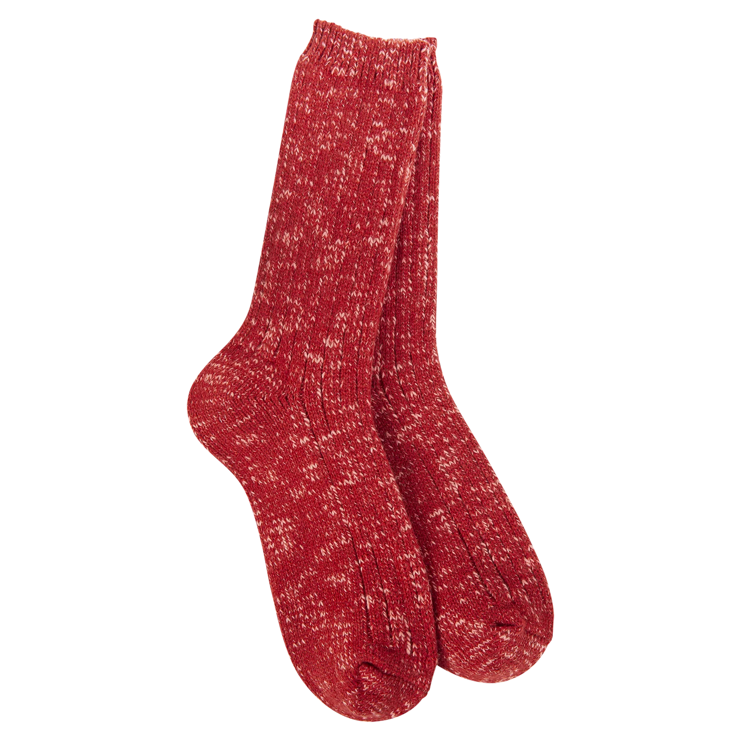 World's Softest Socks Weekend Collection Cotton Slub Marled Crew
