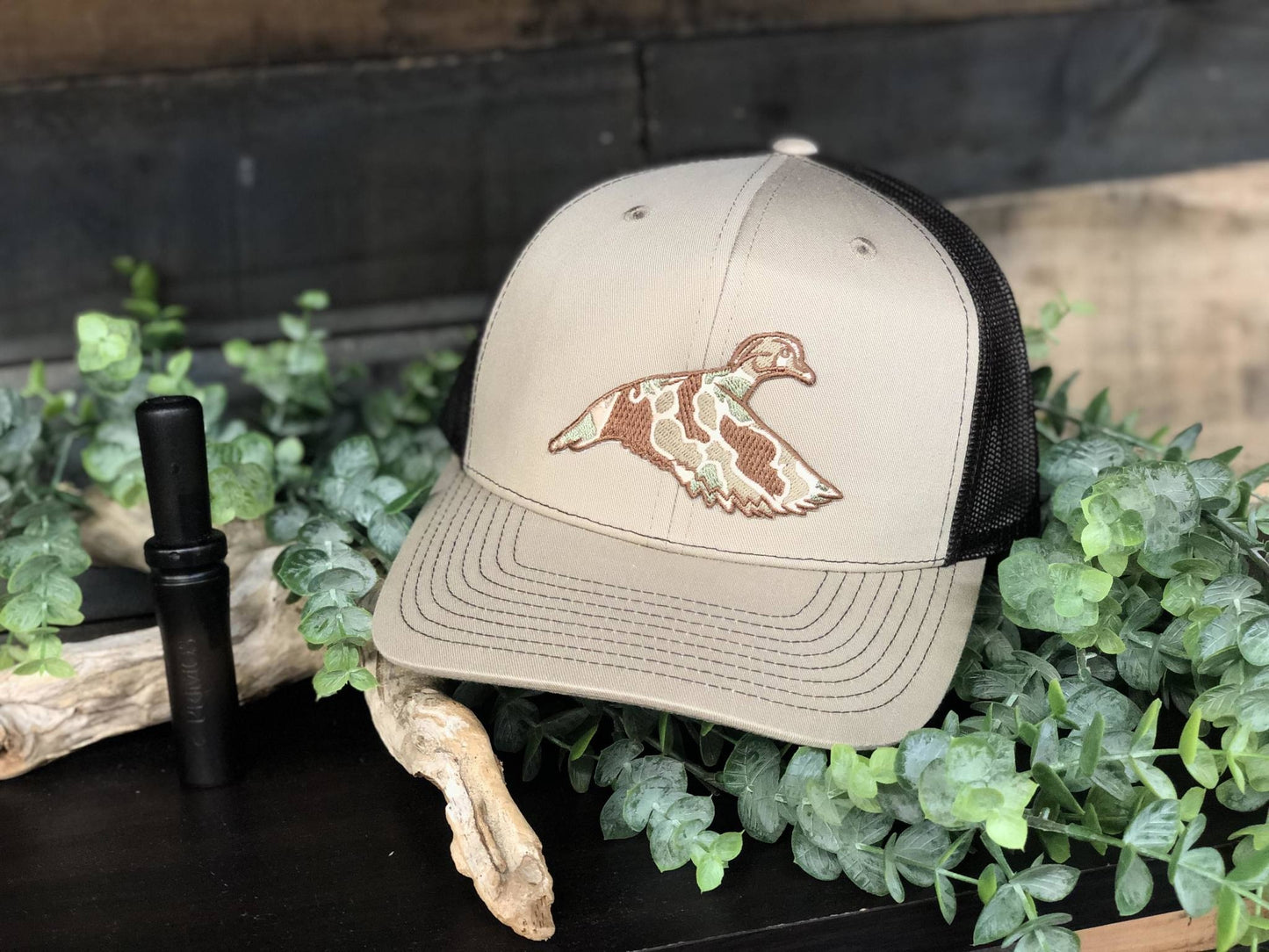 Dixie Fowl Hat Co. DFC Old School Camo Woodie Snapback Hat