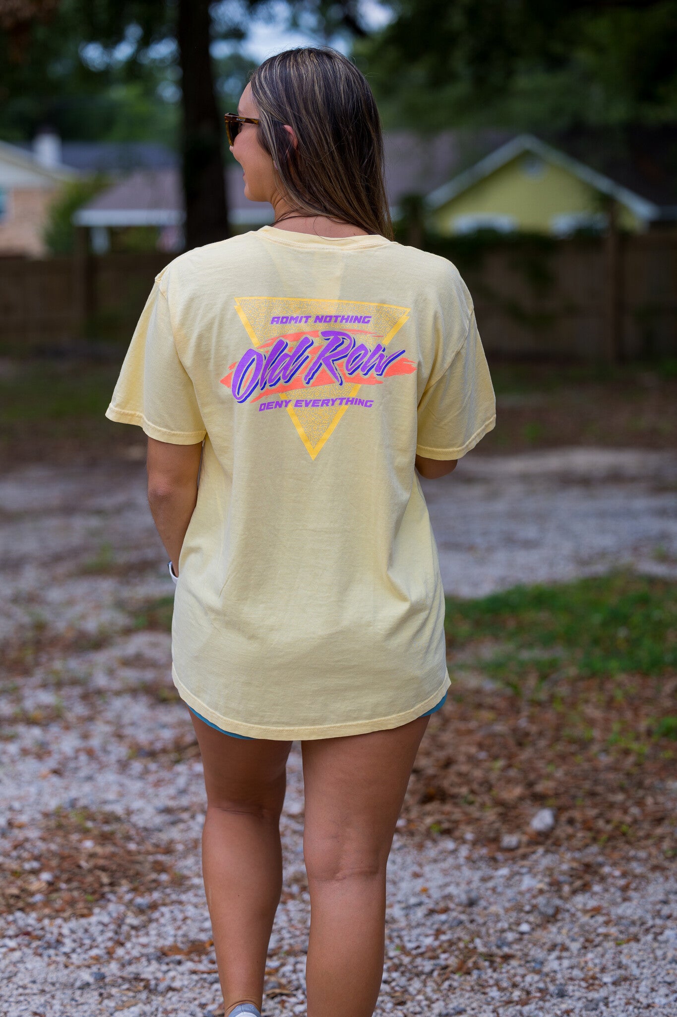 Old Row Outdoors Women's Retro Triangle 2.0 Pocket S/S TEE Shirt