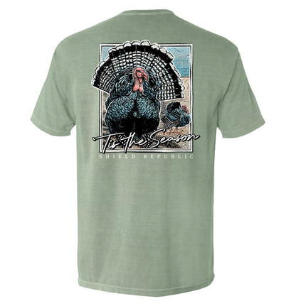 Shield Republic Tis the Season Turkey S/S Pocket TEE Shirt