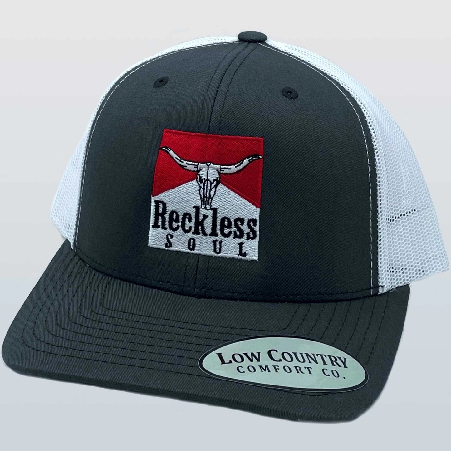 Low Country Comfort RS6 Reds Skull Snapback Hat