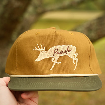 Panola Brand Chasing Buck Rope Snapback Hat