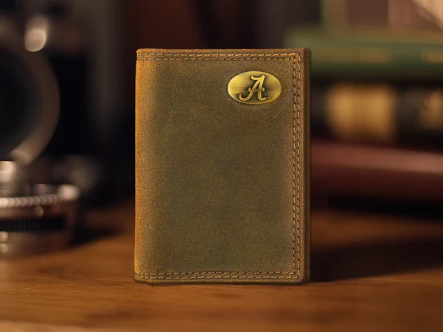 Zep Pro Collegiate Trifold Leather Wallet