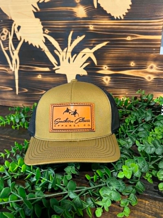 Southern Culture Duck Leather Snapback Hat