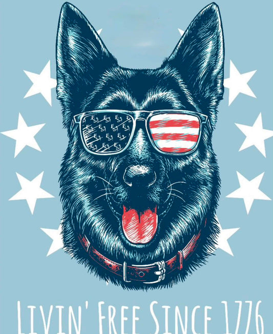 Black Belt Strutter American Shepherd S/S TEE Shirt