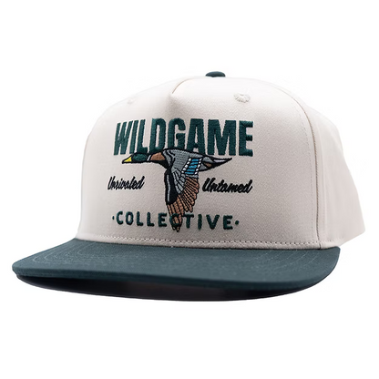 Wildgame Collective Full Logo Canvas Snapback Hat