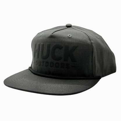 Huck Outdoors Huck Logo Rope Snapback Hat