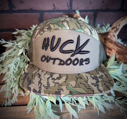 Huck Outdoors Turkey Track 7 Panel Snapback Hat