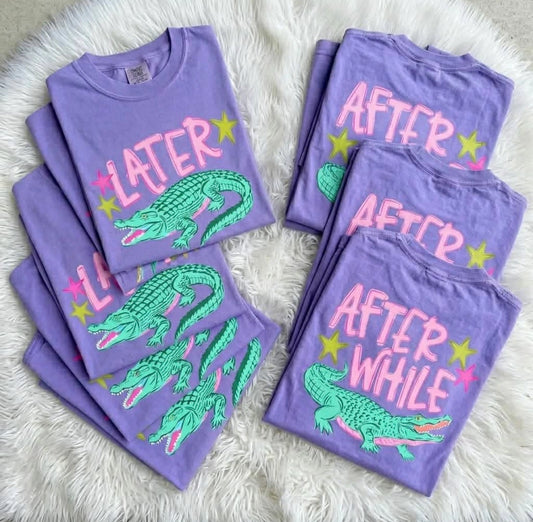 Southern Backroad Women's Later Gator, After While Crocodile S/S TEE Shirt