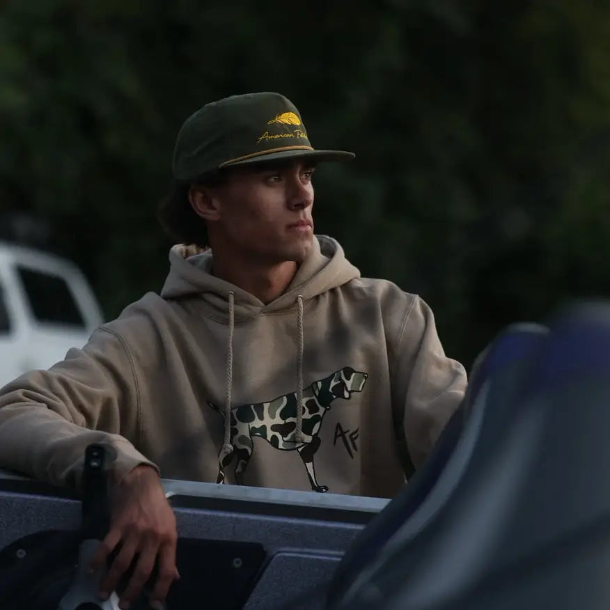American Fetcher Feather Rope Snapback Hat