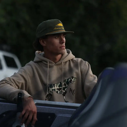 American Fetcher Feather Rope Snapback Hat