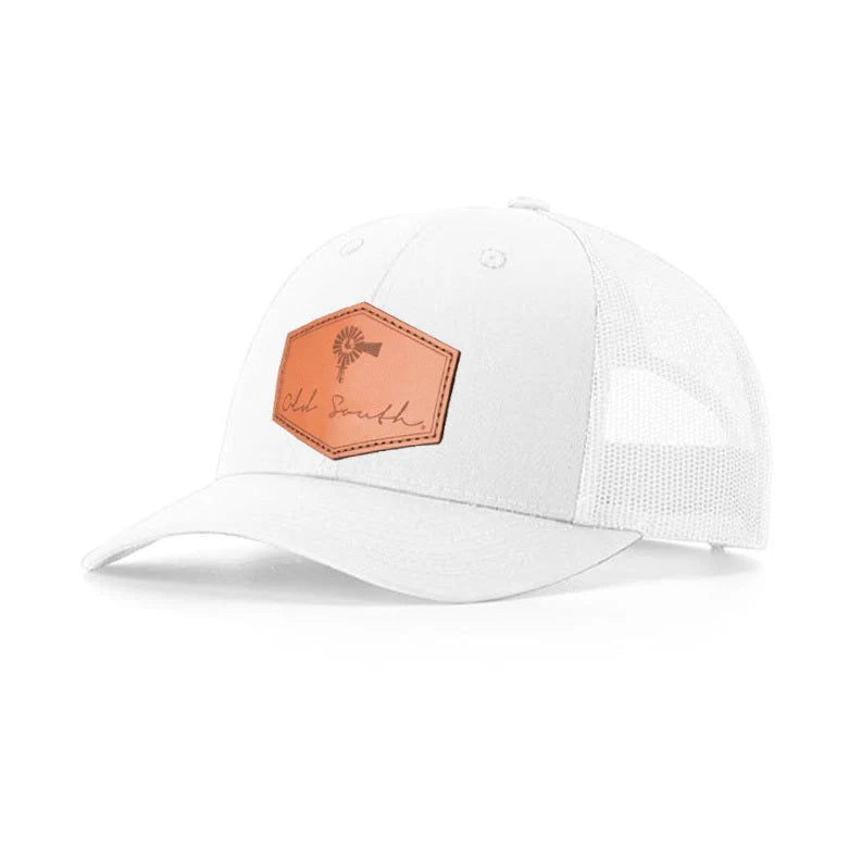 Old South Apparel Signature Leather Patch Snapback Hat