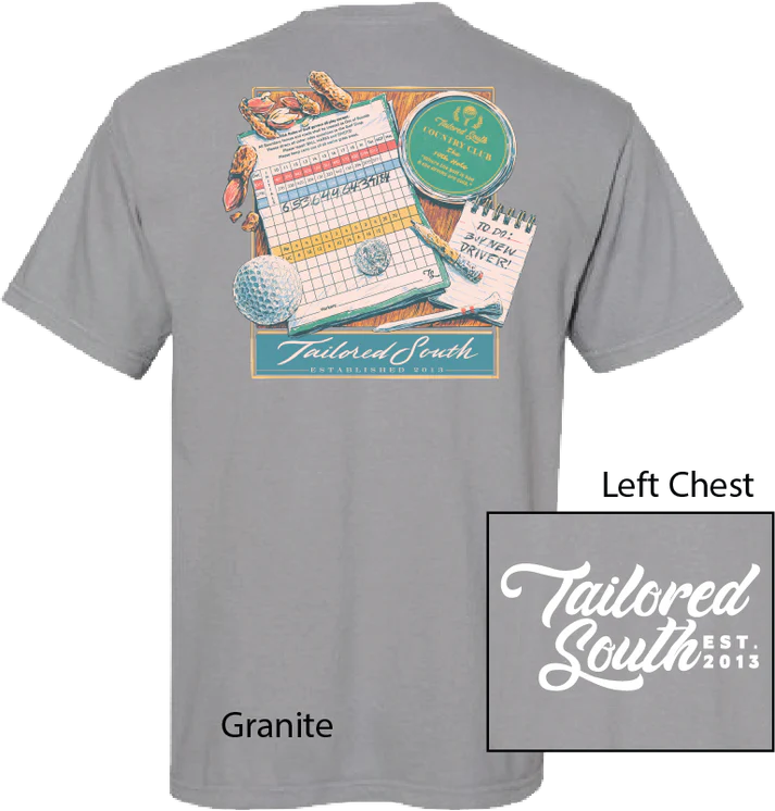 Tailored South Golf Card S/S TEE Shirt