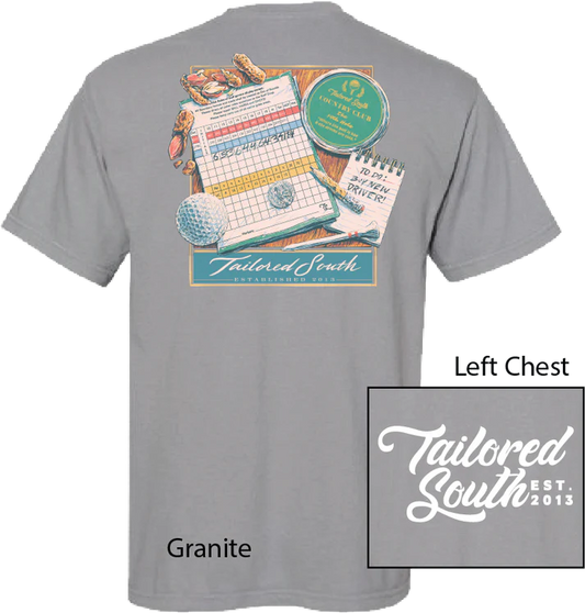 Tailored South Golf Card S/S TEE Shirt