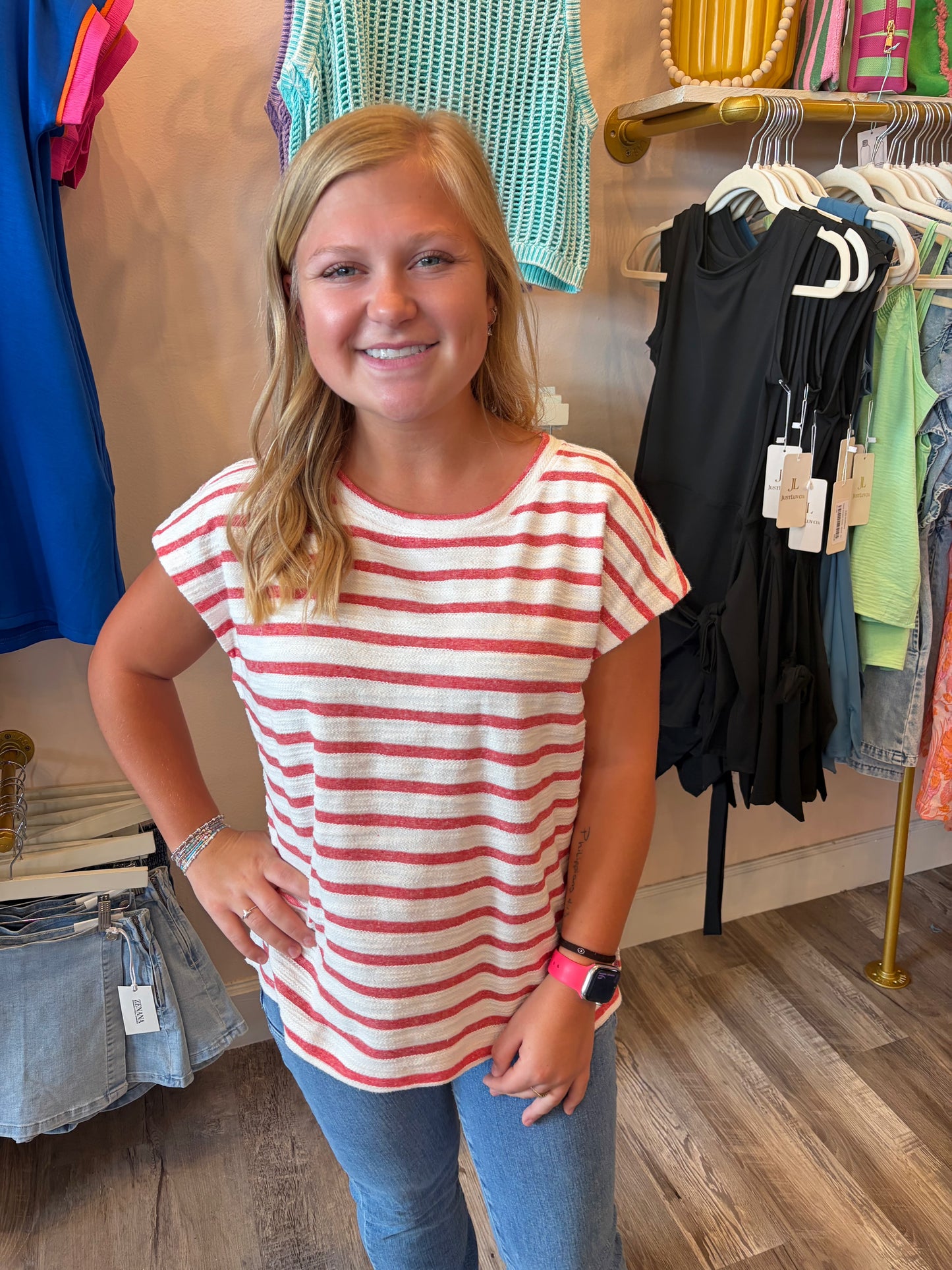 Flag Stripes Top