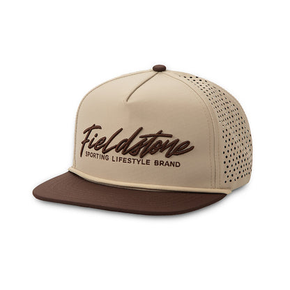 Fieldstone Outdoors Script Logo Rope Snapback Hat
