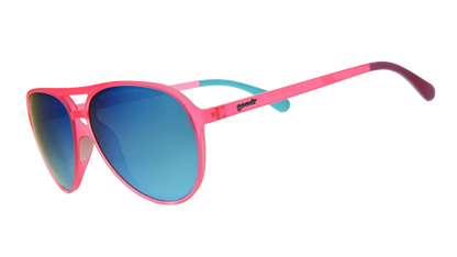 Goodr Carl is My Co-Pilot Shades-Pink and Teal