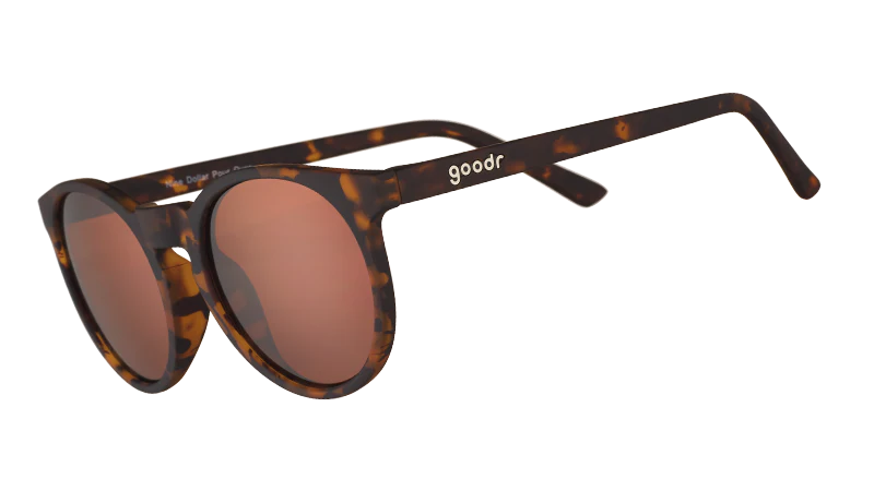 Goodr Nine Dollar Pour Over Shades - Tortoise Shell Round Hipster