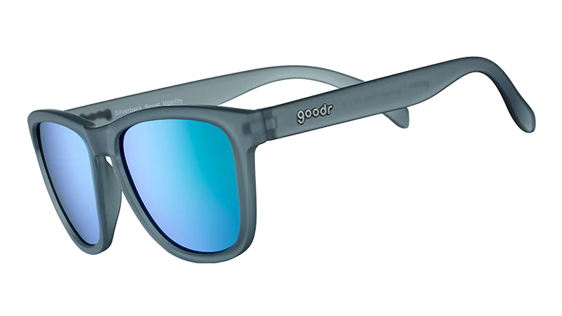 Goodr Silverback Squat Mobility Shades - Gray & Silver