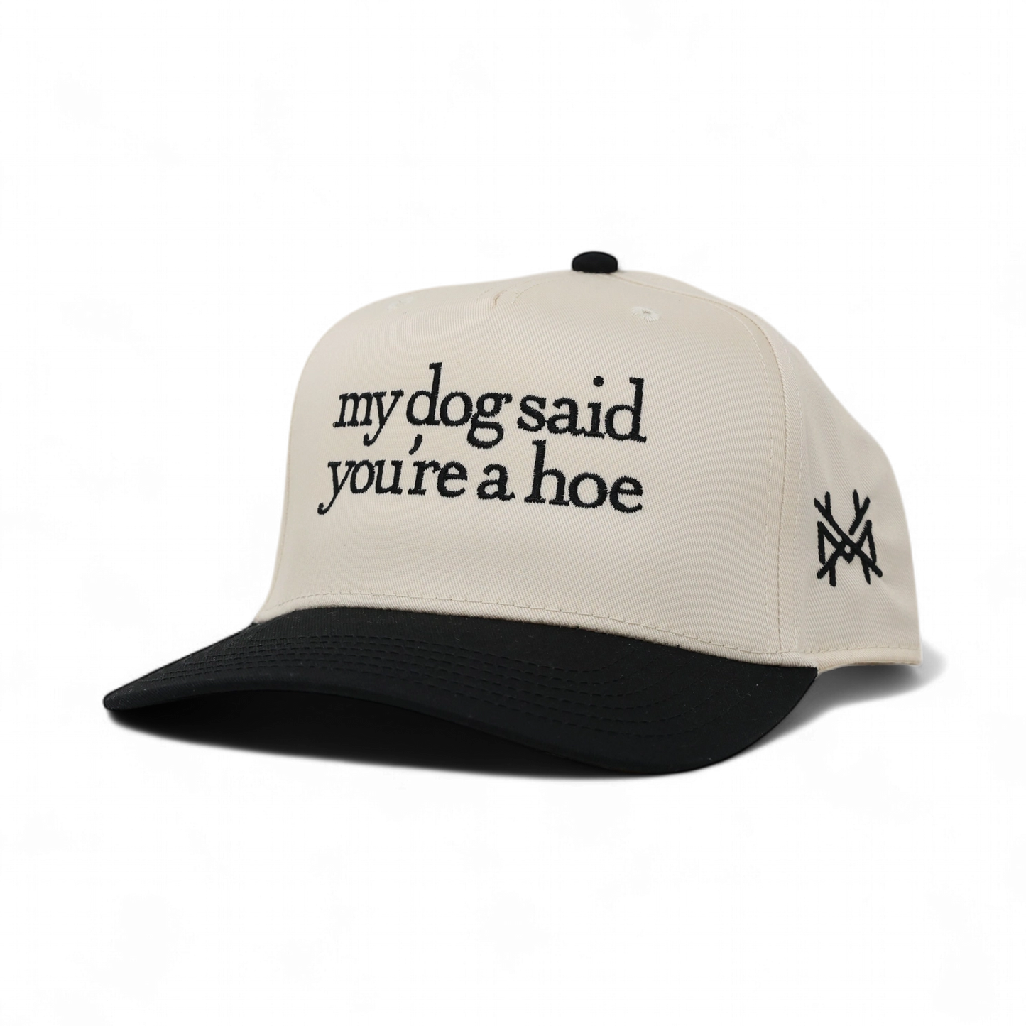 Mad Hatter Women's My Dog Said You're a Hoe Trucker Hat