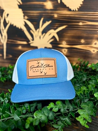 Southern Culture Tracks Leather Patch Snapback Hat
