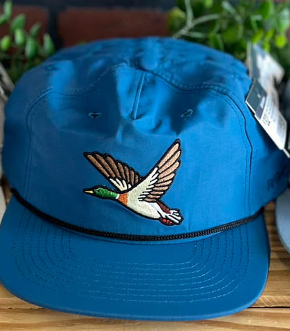 Roost Waterfowl Roost Green Head Embroidered Rope Snapback Hat