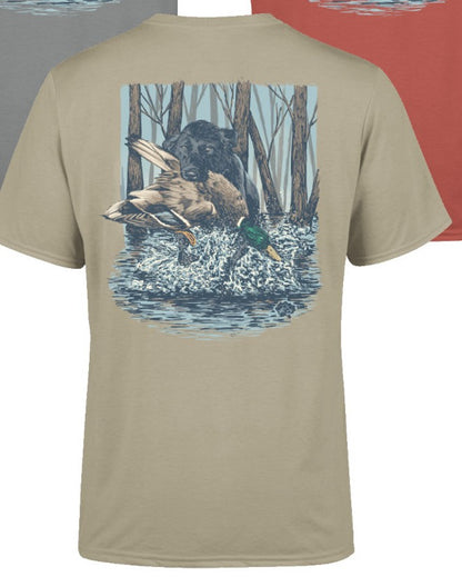 Rolling Thunder Youth Black Lab & Mallard S/S TEE Shirt