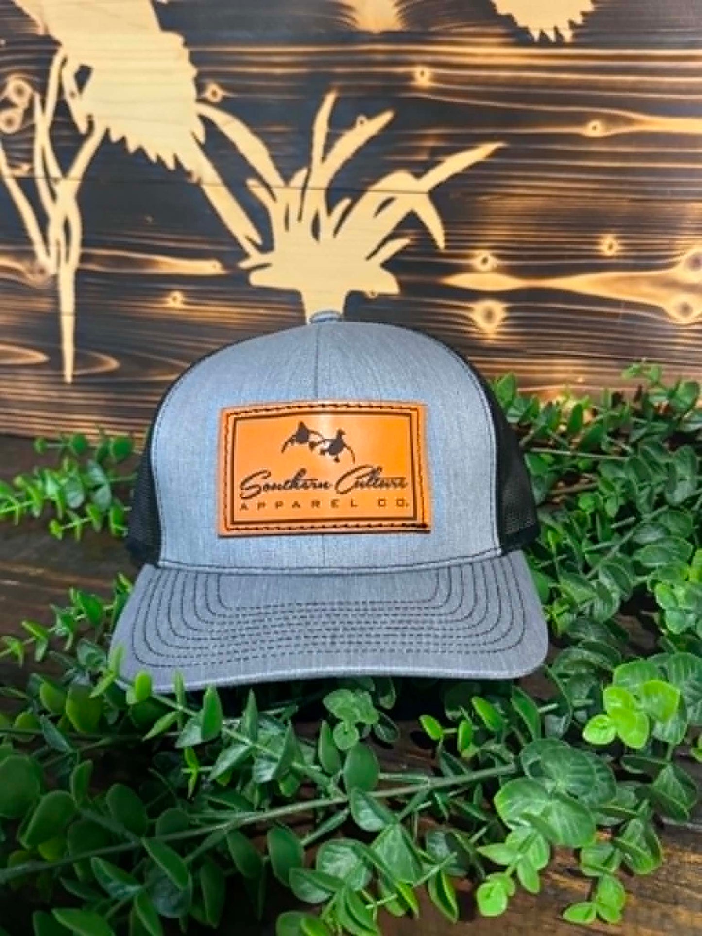 Southern Culture Duck Leather Snapback Hat