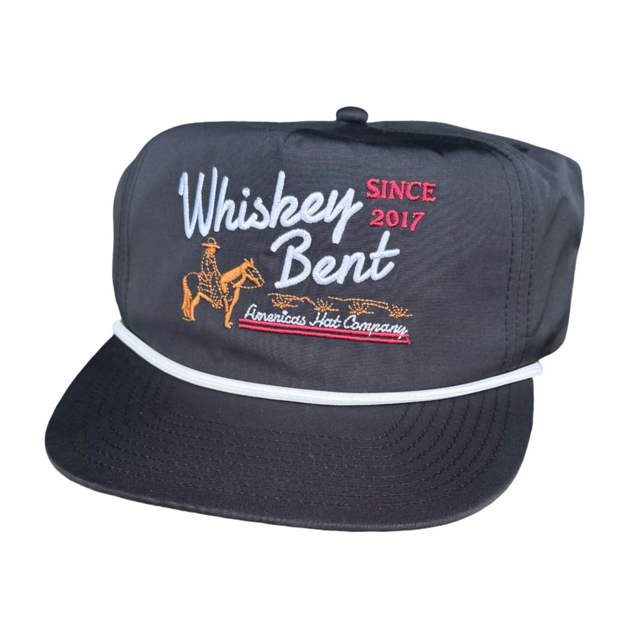 Whiskey Bent Hat Co. All American Rope Snapback Hat