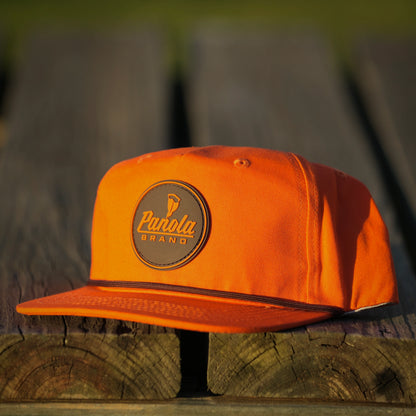 Panola Brand Rubber Patch Logo Rope Snapback Hat