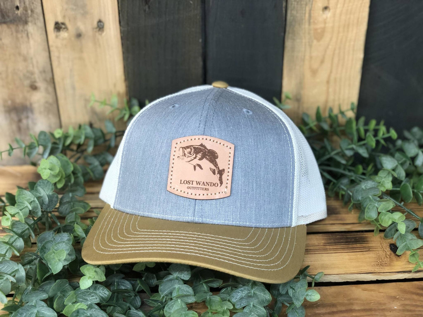 Lost Wando Bass Leather Patch Snapback Hat