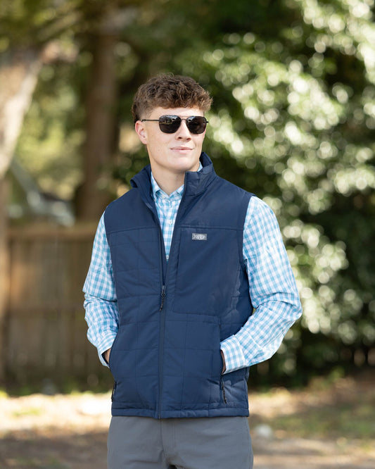 Aftco Men's Crosswind Puff Vest