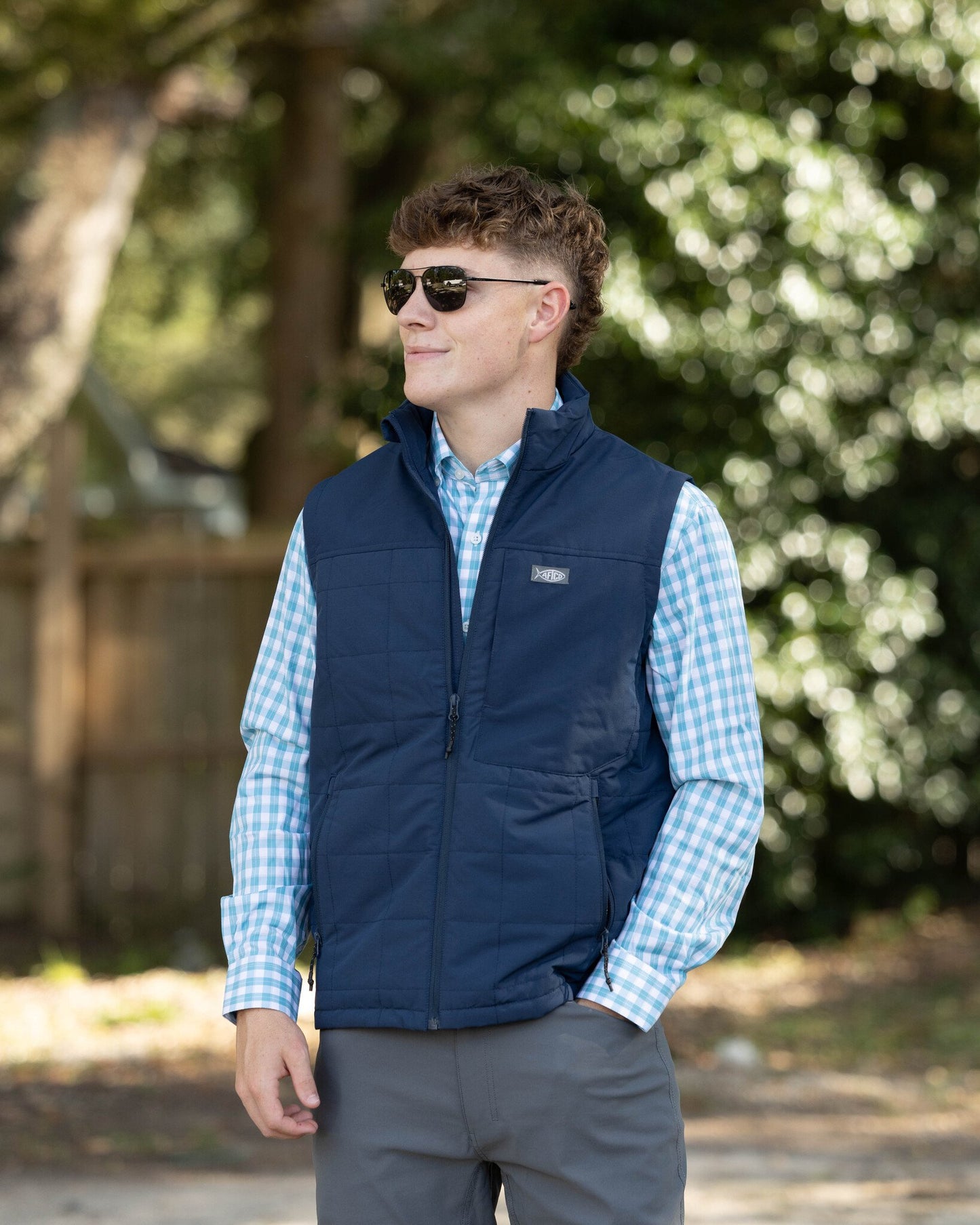 Aftco Men's Crosswind Puff Vest