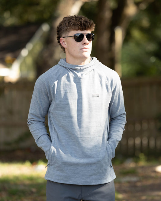 Aftco Men's Coastal Layer Pullover Hooded Jacket